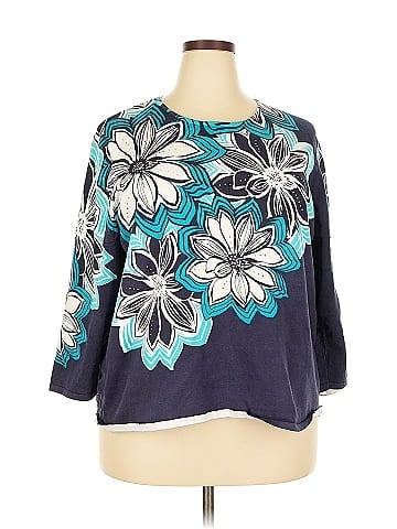 Alfred Dunner 3/4 Sleeve Top (view 1)
