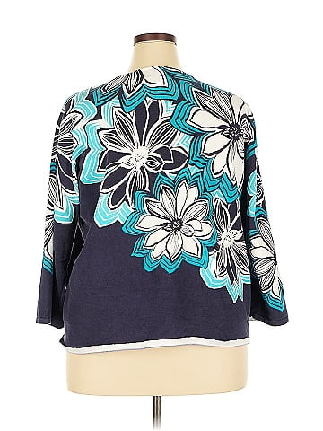 Alfred Dunner 3/4 Sleeve Top (view 2)