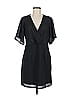 Nanette Lepore 100% Polyester Solid Black Cocktail Dress Size 6 - photo 1