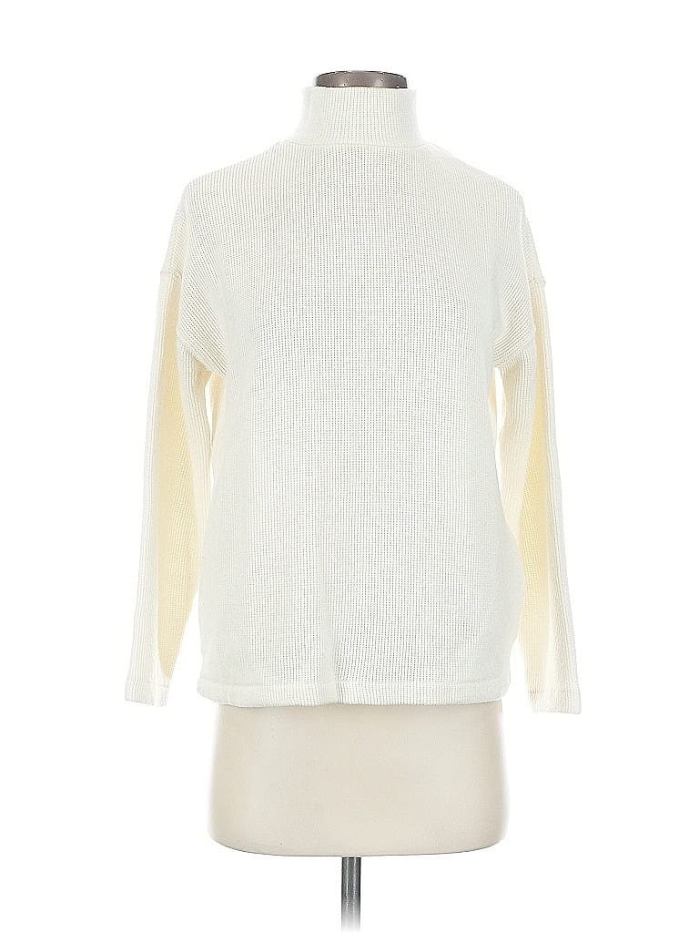 Click to view more detailed imagery on our partner's website Pre-owned Madewell Turtleneck Sweater In White