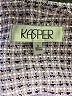 Kasper 100% Polyester Houndstooth Gray Blazer Size 8 - photo 6