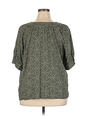 Cj Banks Short Sleeve Blouse (view 2)