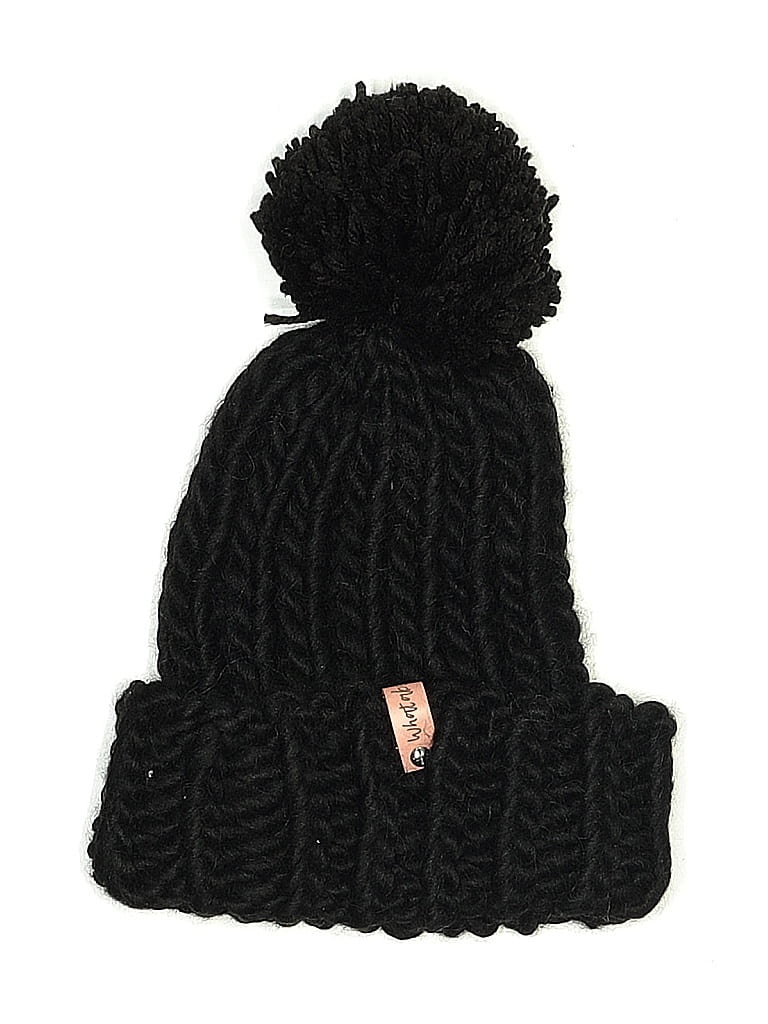 Pre-owned Assorted Brands Beanie Hat In Black