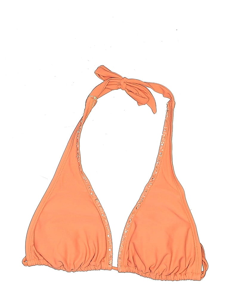 Click to view more detailed imagery on our partner's website Pre-owned Esprit Swimsuit Top Orange Solid Pattern Swimwear