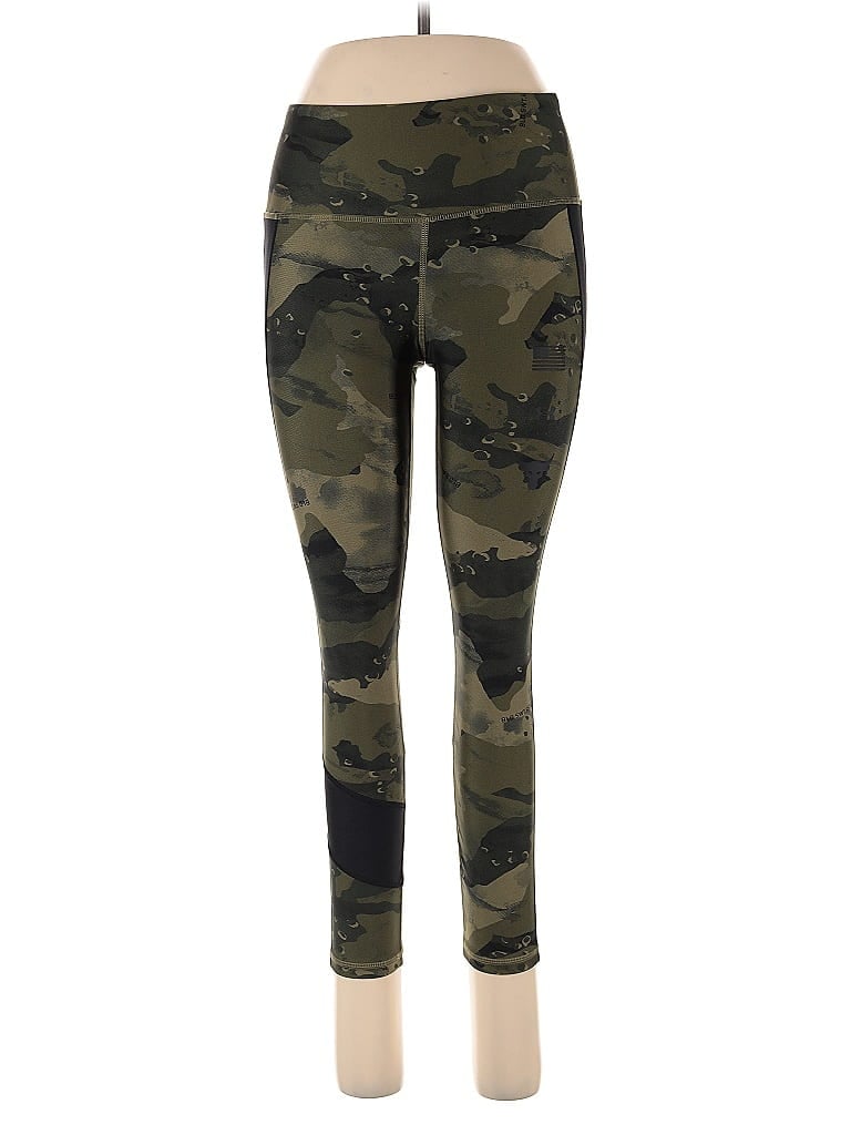 Pre-owned Under Armour Active Pants In Green