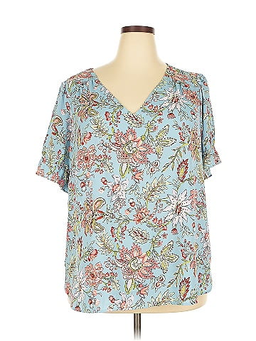 Ann Taylor LOFT Outlet Short Sleeve Blouse (view 1)
