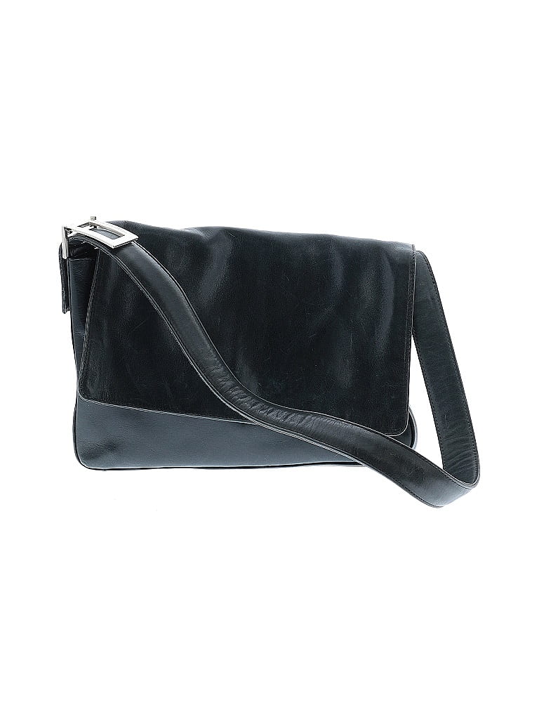 Click to view more detailed imagery on our partner's website Pre-owned Francesco Biasia Leather Shoulder Bag In Blue