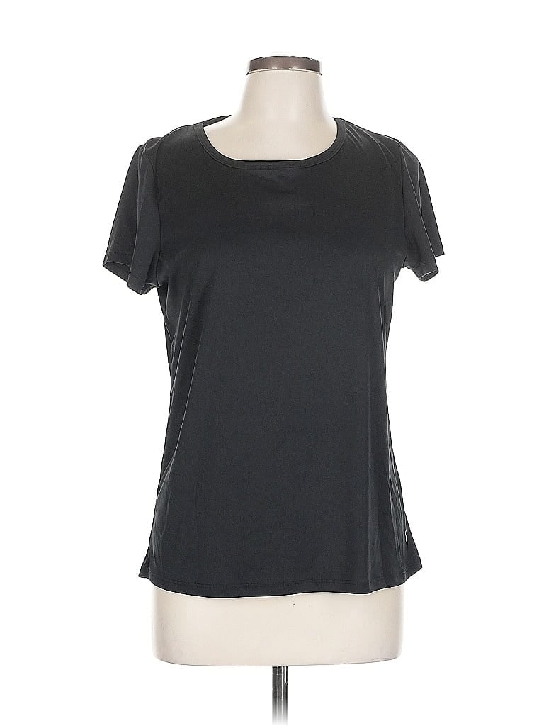 Pre-owned Daisy Fuentes Active T-shirt In Black