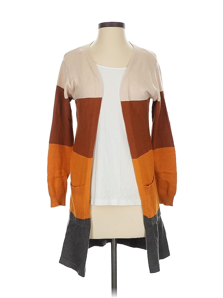 Pre-owned Unbranded Cardigan Sweater In Brown