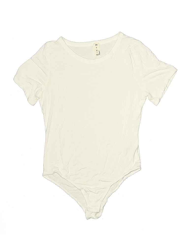 Pre-owned Mts Bodysuit In White