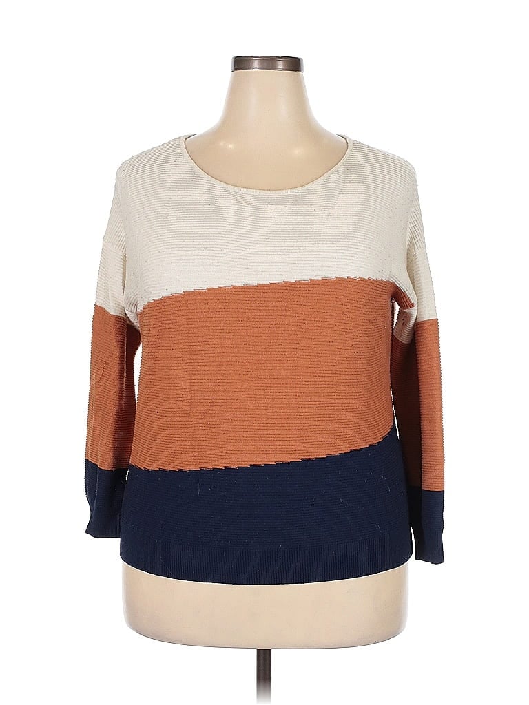 Pre-owned Evolution By Cyrus Pullover Sweater In Brown