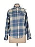 Abercrombie Plaid Blue Long Sleeve Button-Down Shirt Size 17 - photo 1