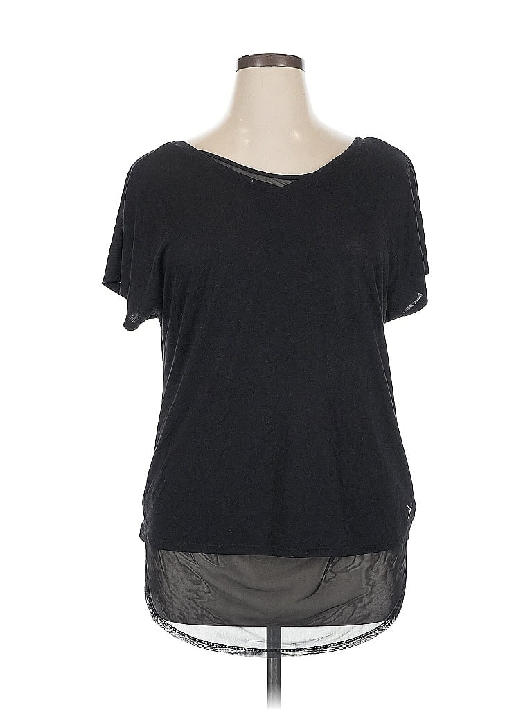 Pre-owned Active By Old Navy Short Sleeve T-shirt In Black