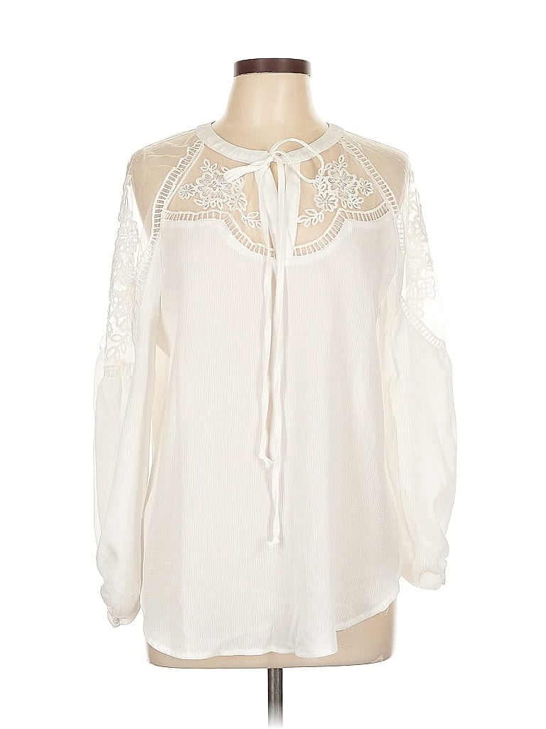 Click to view more detailed imagery on our partner's website Pre-owned Unbranded Long Sleeve Blouse In White