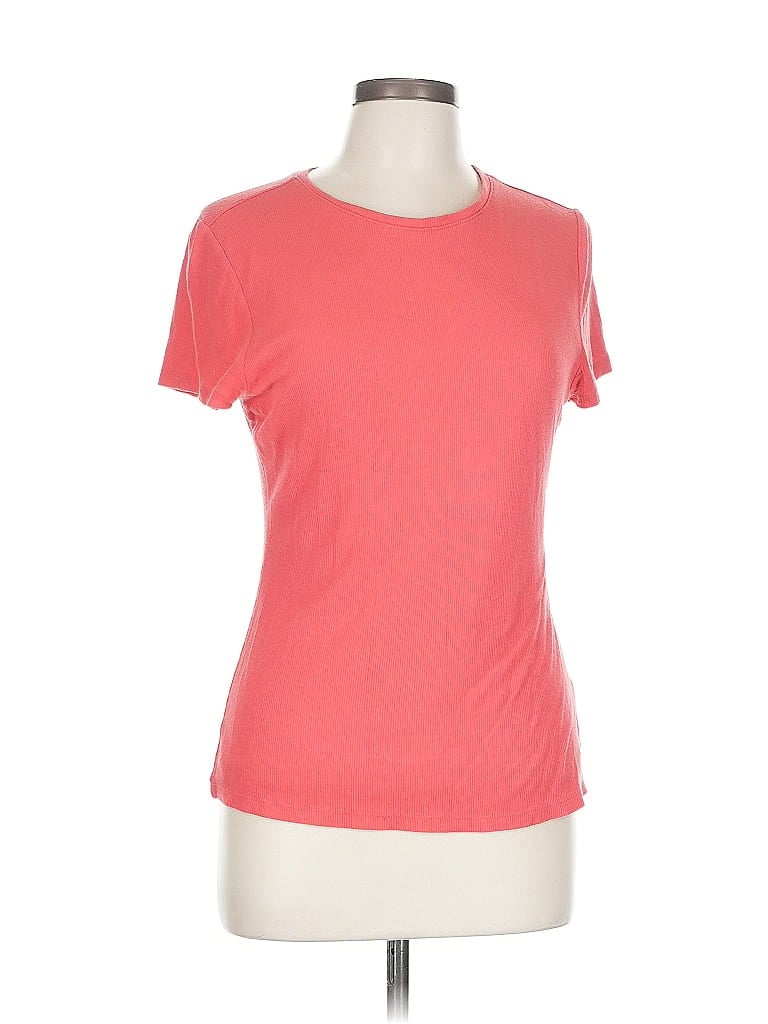 Pre-owned Inc International Concepts Short Sleeve T-shirt In Pink