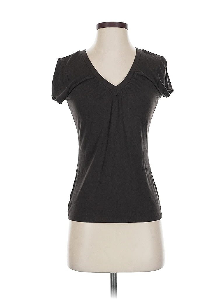 Pre-owned Ann Taylor Factory Short Sleeve T-shirt In Black