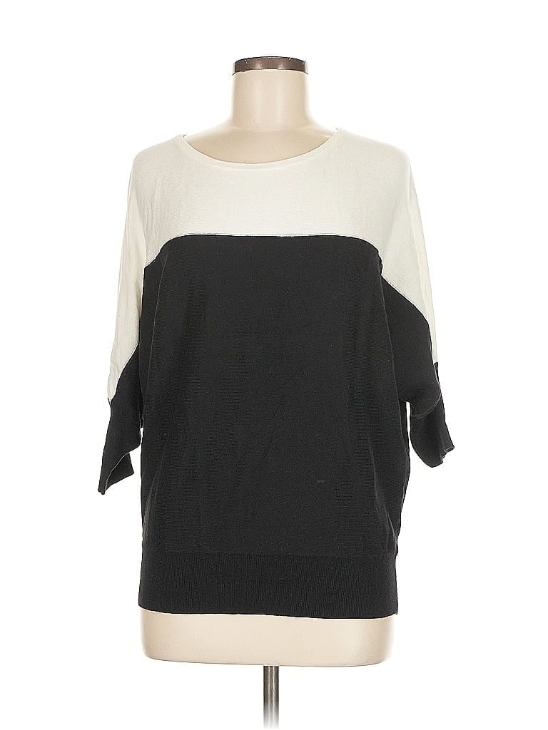 Pre-owned Dana Buchman Pullover Sweater In Black