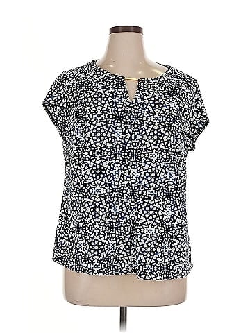 Roz & Ali Short Sleeve Blouse (view 1)