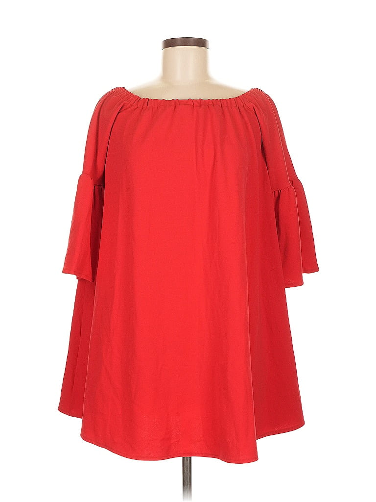 Pre-owned Asos Design Casual Dress In Red