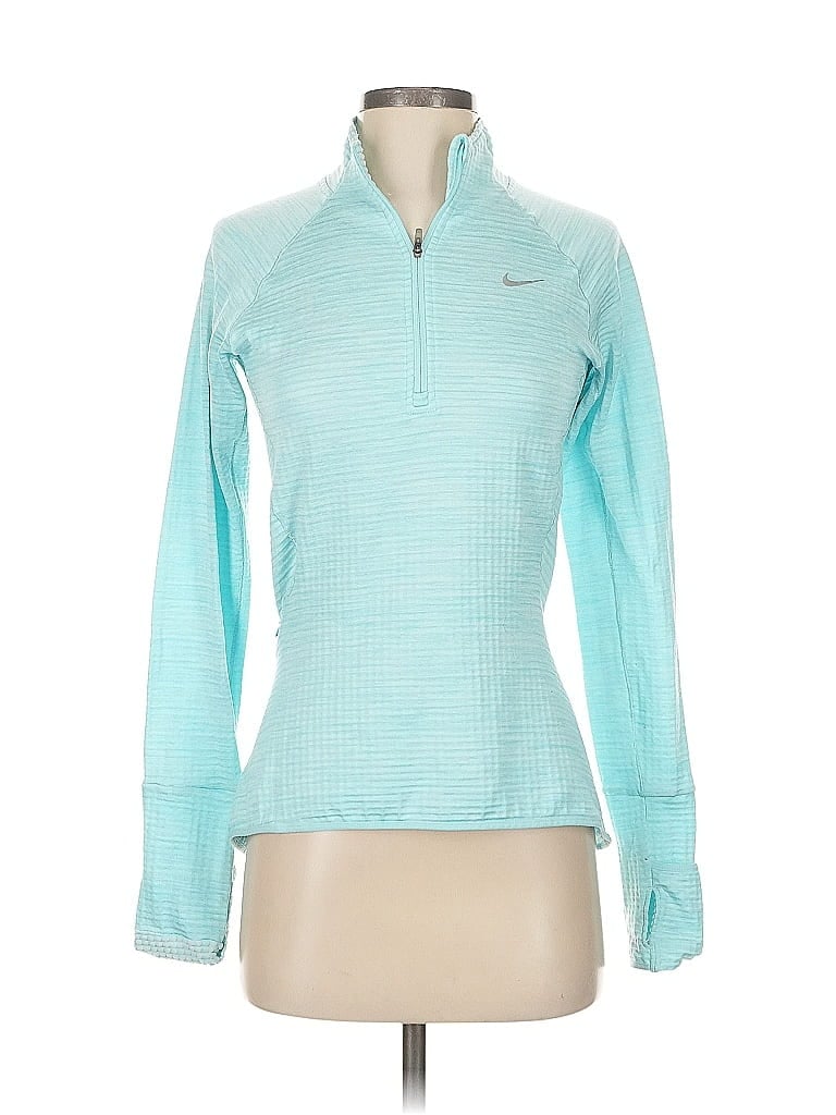 Pre-owned Nike Long Sleeve T-shirt In Blue