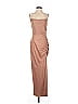 BHLDN 100% Polyester Tan Cocktail Dress Size 4 - photo 1