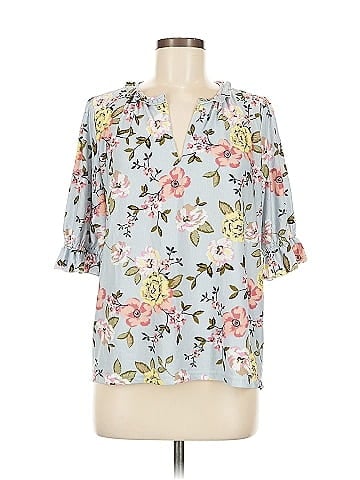 MELLODAY 3/4 Sleeve Blouse (view 1)