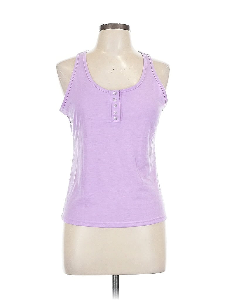 Pre-owned Unbranded Tank Top Purple Halter Neckline Tops