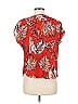 12th Tribe 100% Polyester Red Short Sleeve Blouse Size M - photo 2