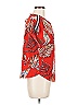 12th Tribe 100% Polyester Red Short Sleeve Blouse Size M - photo 4