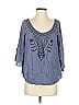 Assorted Brands 100% Rayon Gray 3/4 Sleeve Blouse Size S - photo 1