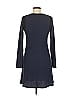 Gap Solid Blue Casual Dress Size M - photo 2