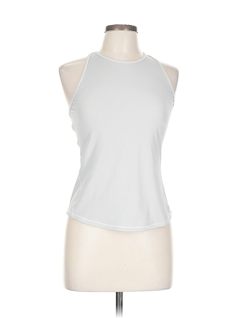 Click to view more detailed imagery on our partner's website Pre-owned Lululemon Athletica Tank Top Gray Halter Neckline Tops