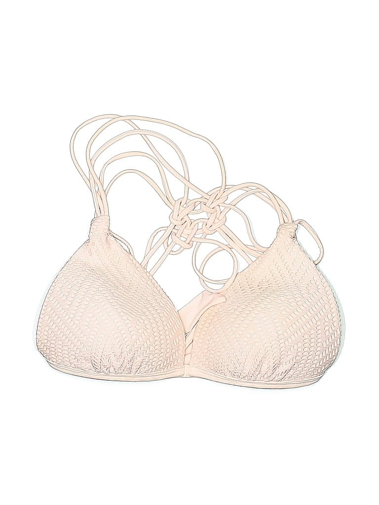 Pre-owned Unbranded Swimsuit Top Ivory Swimwear In White