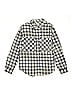 Zara Checkered-gingham Gray Long Sleeve Button-Down Shirt Size 13 - 14 - photo 1