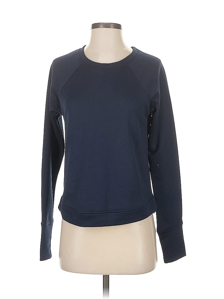 Pre-owned Banana Republic Factory Store Sweatshirt In Blue