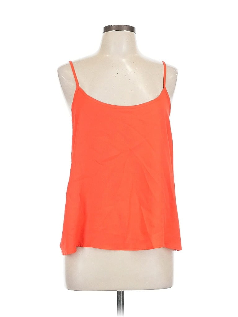 Click to view more detailed imagery on our partner's website Pre-owned Abercrombie & Fitch Sleeveless Top Red Scoop Neck Tops