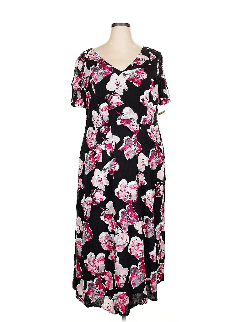 Pre-owned Sejour Casual Dress In Black