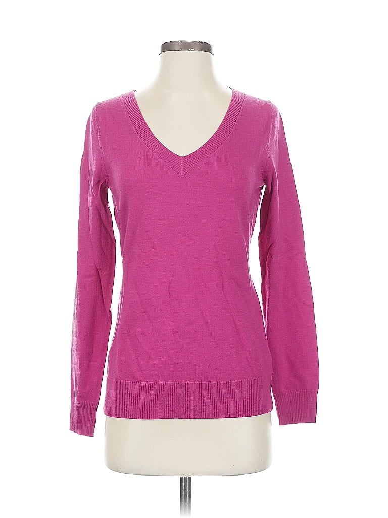 Pre-owned Banana Republic Wool Sweater In Purple