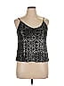 Material Girl 100% Polyester Silver Tank Top Size XL - photo 1