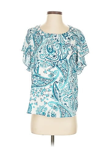 7th Avenue Design Studio New York & Company Short Sleeve Blouse (view 1)