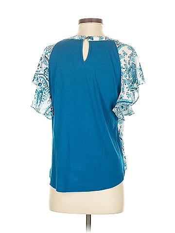 7th Avenue Design Studio New York & Company Short Sleeve Blouse (view 2)