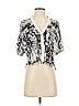 Helmut Lang Silver Short Sleeve Blouse Size P (petite) - photo 1