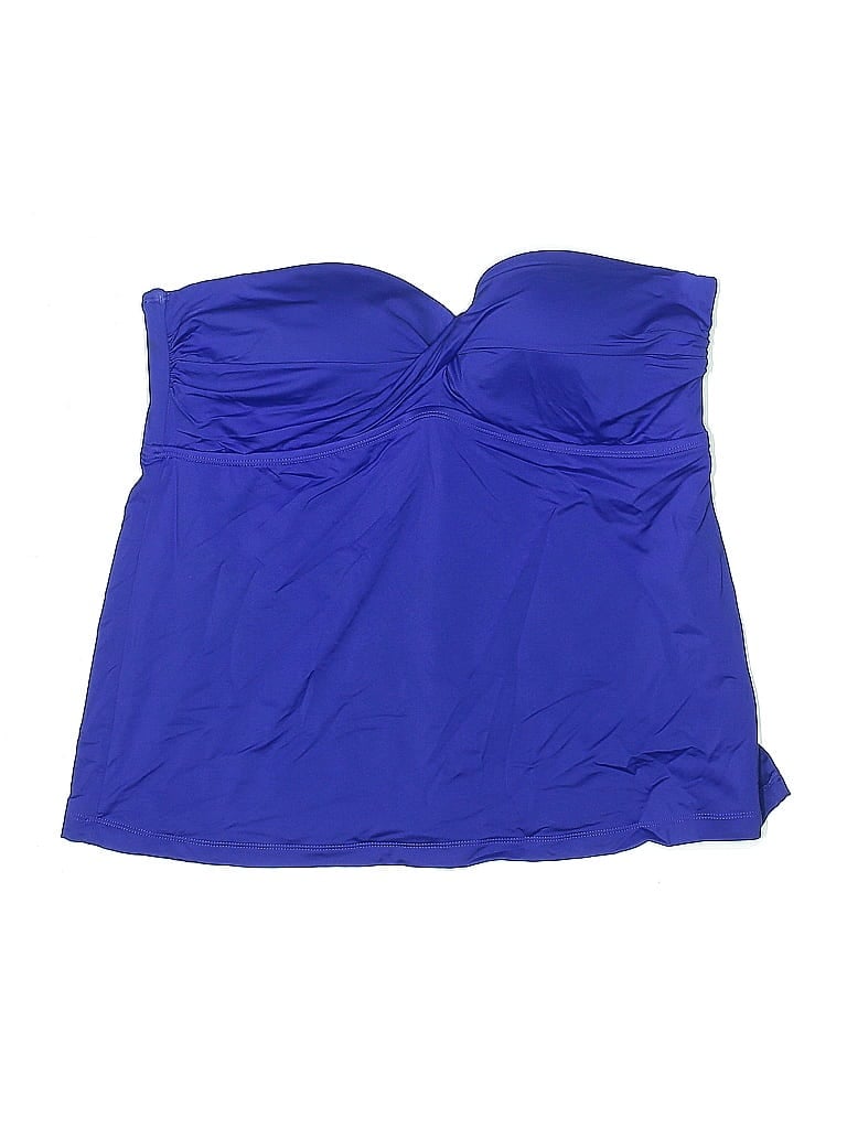 Pre-owned Mossimo Swimsuit Top Blue Swimwear