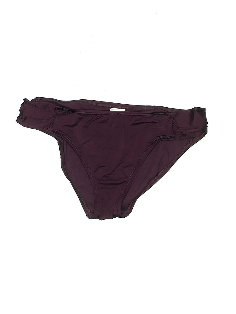Pre-owned Kona Sol Swimsuit Bottoms In Burgundy