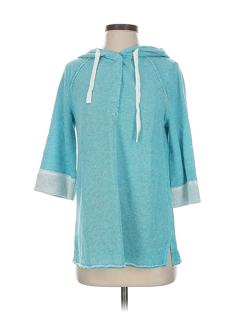 Pre-owned Soft Surroundings Poncho In Blue