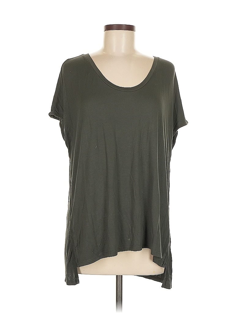 Pre-owned Ann Taylor Loft Short Sleeve T-shirt In Green