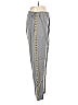 J.Crew Collection Chevron-herringbone Silver Track Pants Size 6 - photo 4