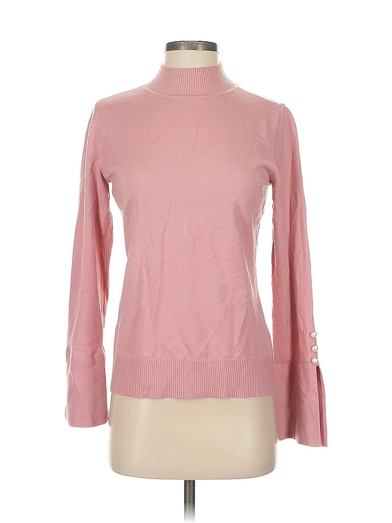 Pre-owned Cece Turtleneck Sweater In Pink