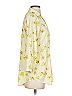 CAbi 100% Polyester Floral Yellow 3/4 Sleeve Blouse Size XS - photo 4