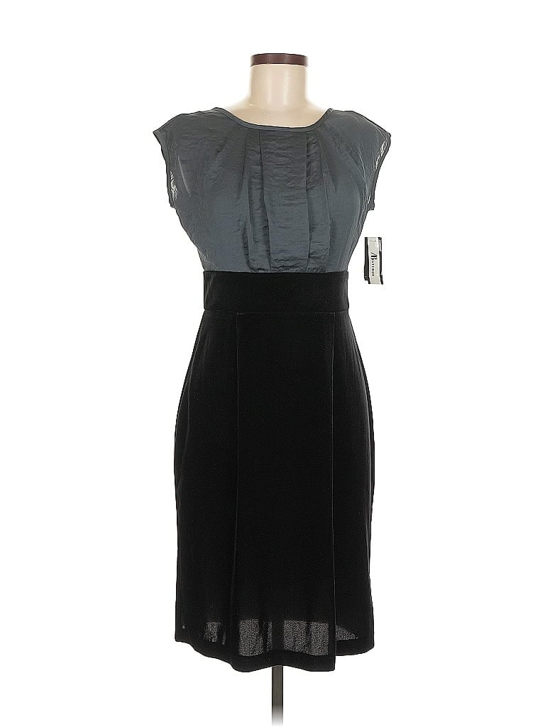 Ab Studio Cocktail Dress In Black